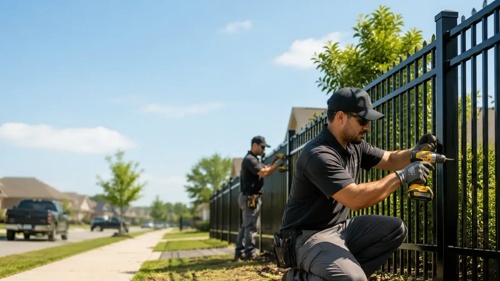 Metal Fence Installation in Glenwood, AR